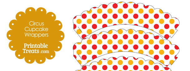 free-red-and-orange-dots-circus-cupcake-wrappers
