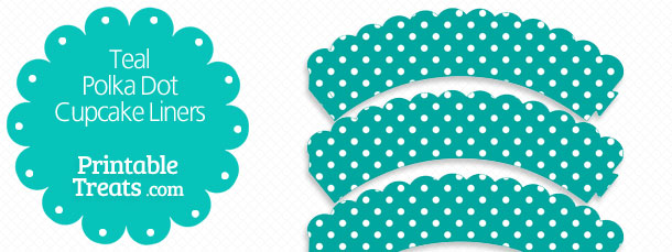free-teal-polka-dot-cupcake-liners