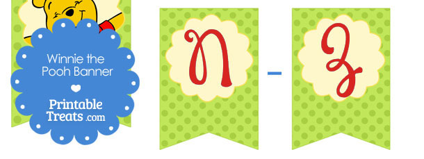 winnie the pooh birthday banner letters n z printable