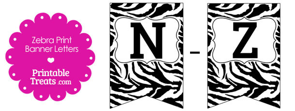 free-zebra-print-bunting-banner-letters-n-z