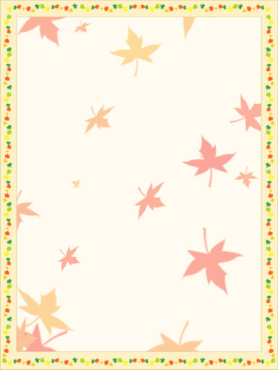 autumn leaves stationery