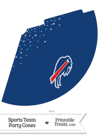 Bills Party Cone Printable from PrintableTreats.com