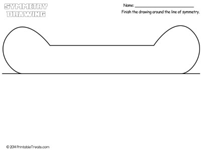 bone symmetry drawing worksheet