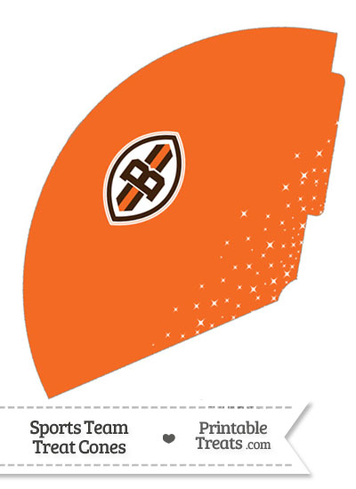 Browns Treat Cone Printable from PrintableTreats.com
