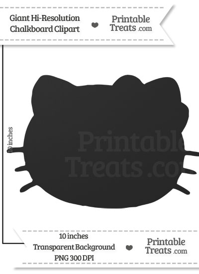 Clean Chalkboard Giant Hello Kitty Head Clipart Printable Treats Com Clean Chalkboard Giant Hello Kitty Head Clipart Printable Treats Com