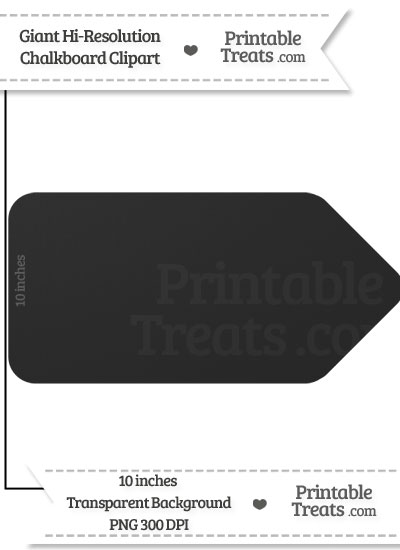 Clean Chalkboard Giant Sales Tag Clipart from PrintableTreats.com