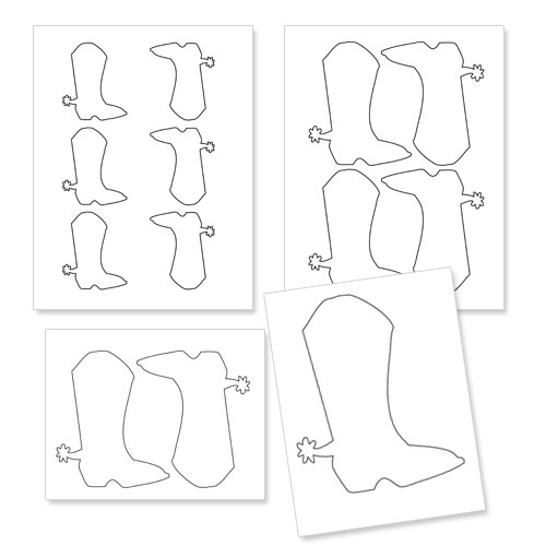 Cowboy Boots Printable Coloring Page Printable Treats Com