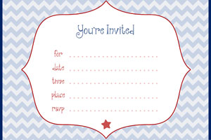 fourth of july party invitations