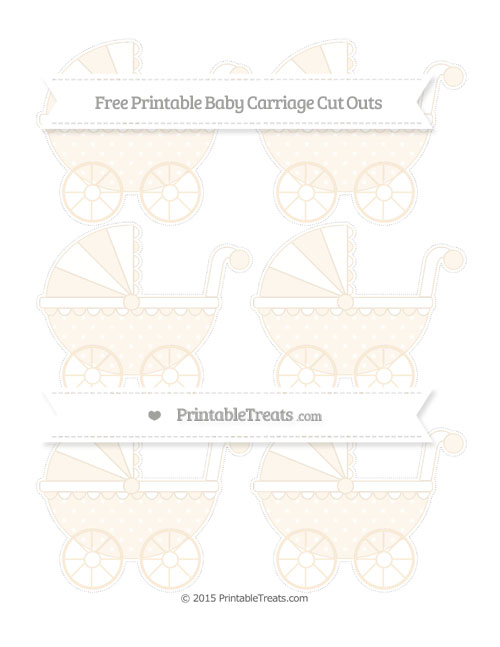 Antique White Star Pattern Small Baby Carriage Cut Outs — Printable ...