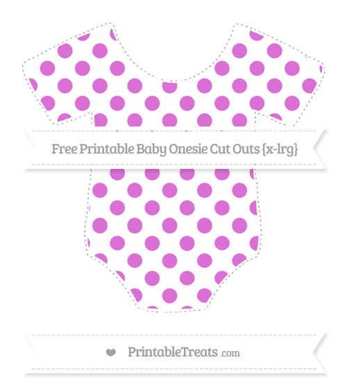 Free  Extra Large Baby Onesie Cut Outs