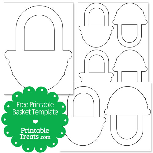 free printable basket template