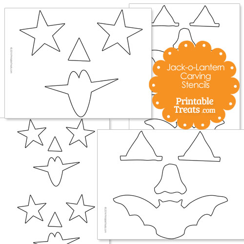 free printable jack o lantern carving stencils