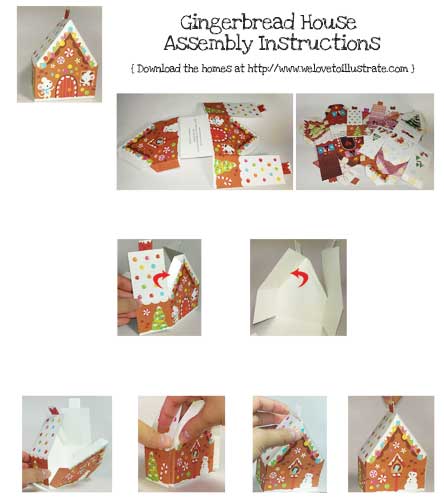 gingerbread house assembly instructions