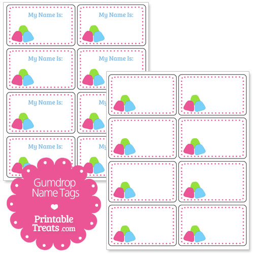 gumdrop name tags