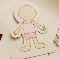 How to Make Paper Dolls from PrintableTreats.com