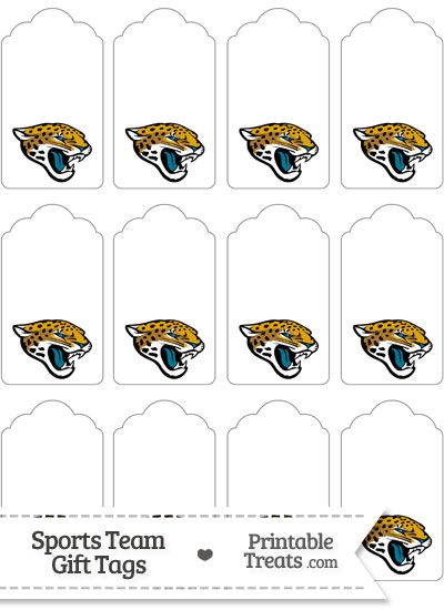 Jacksonville Jaguars Gift Tags from PrintableTreats.com