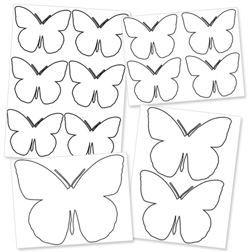 large printable butterfly template printable treatscom