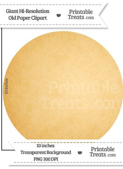 Old Paper Giant Circle Clipart from PrintableTreats.com