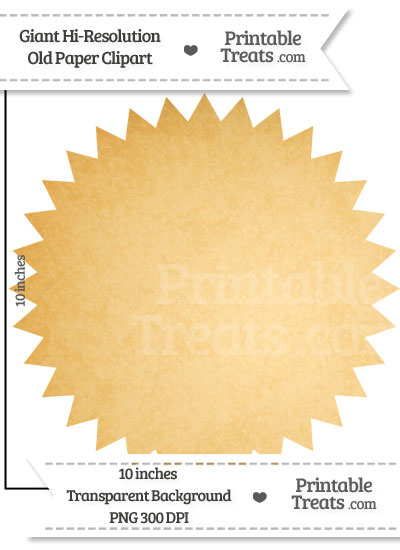 Old Paper Giant Seal Clipart from PrintableTreats.com