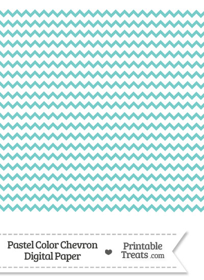 Pastel Blue Green Chevron Digital Scrapbook Paper from PrintableTreats.com