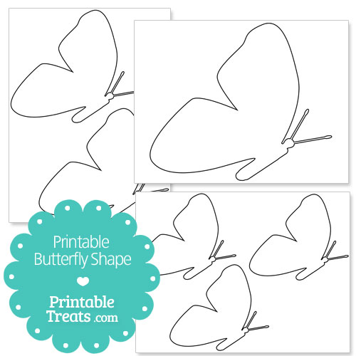 print butterfly shape