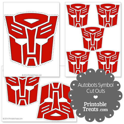 printable Autobots symbol cut outs