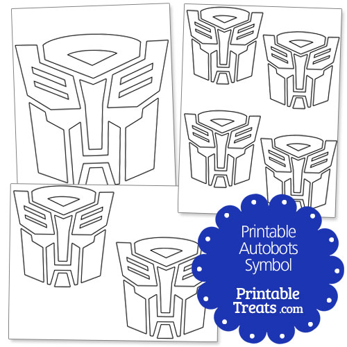 printable autobots symbol