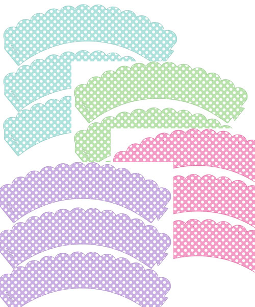 free printable baby shower cupcake wrappers