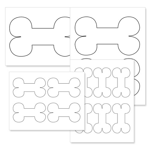 printable bone shapes