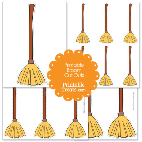 printable broom cut outs