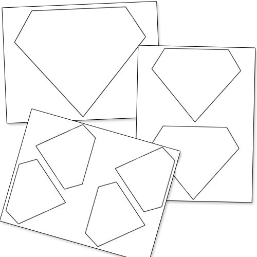 printable diamond template