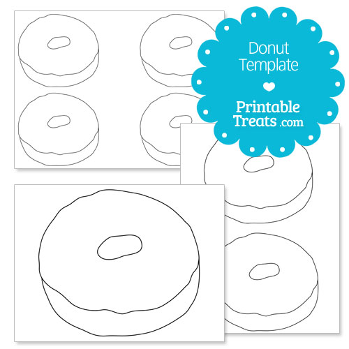 printable donut template