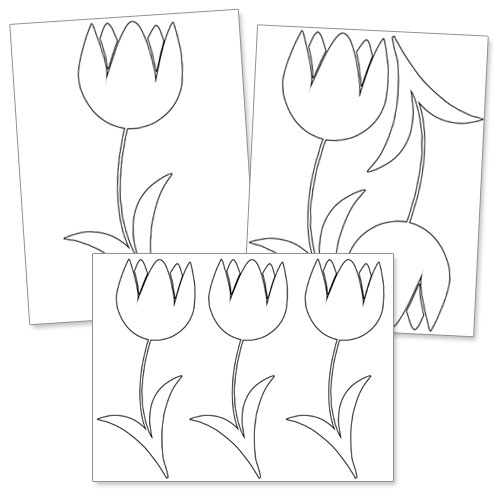 printable flower template