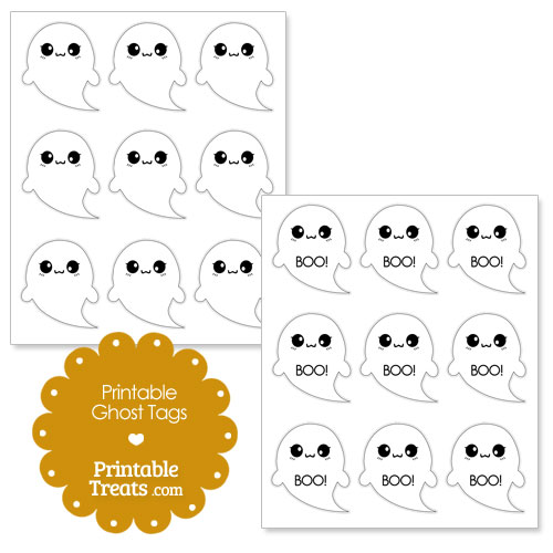 printable ghost tags