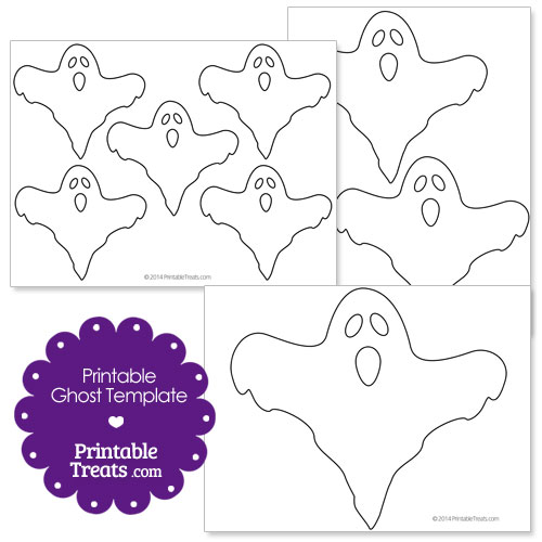 printable ghost template