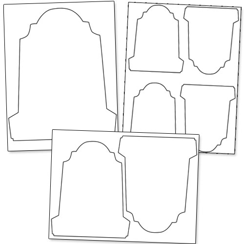 printable gravestone template