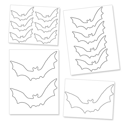 printable halloween bat templates