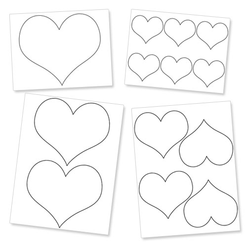 Printable Heart Outline Printable Treats Com