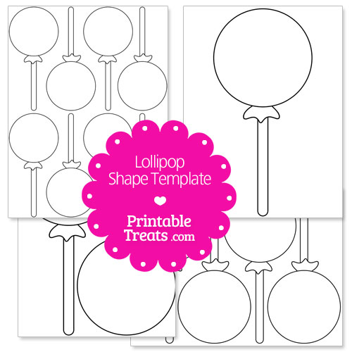 printable lollipop shape template