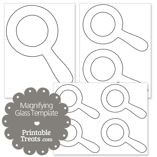 printable magnifying glass template