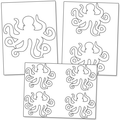 printable octopus template