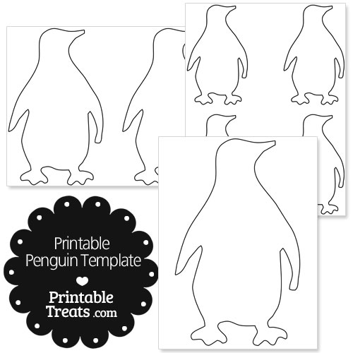 printable penguin template