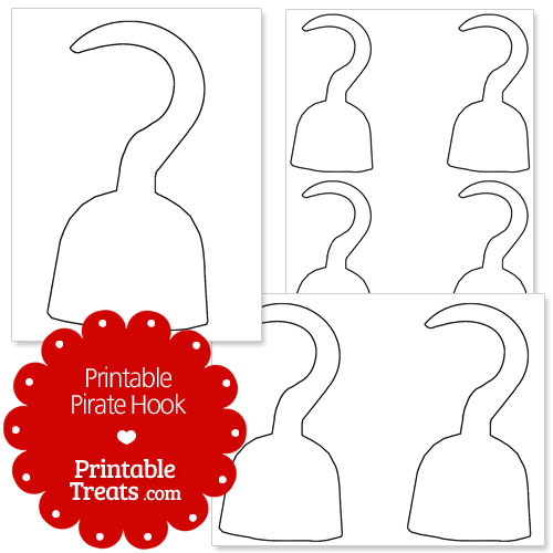 printable pirate hook