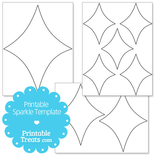 printable sparkle template