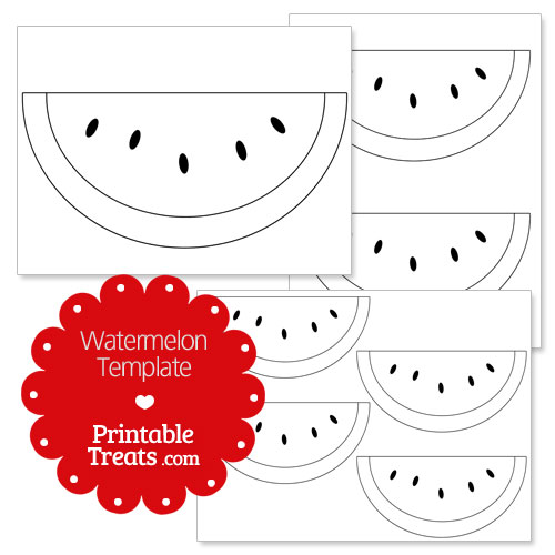 printable watermelon template