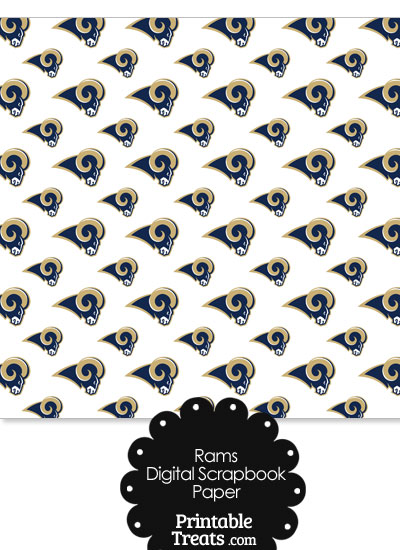 St Louis Rams Logo Digital Paper — Printable Treats.com