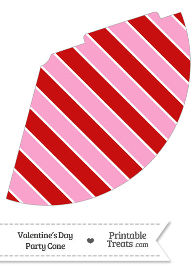 Valentines Day Party Cone from PrintableTreats.com