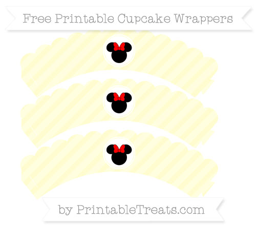 Free Printable Minnie Mouse Cupcake Wrappers